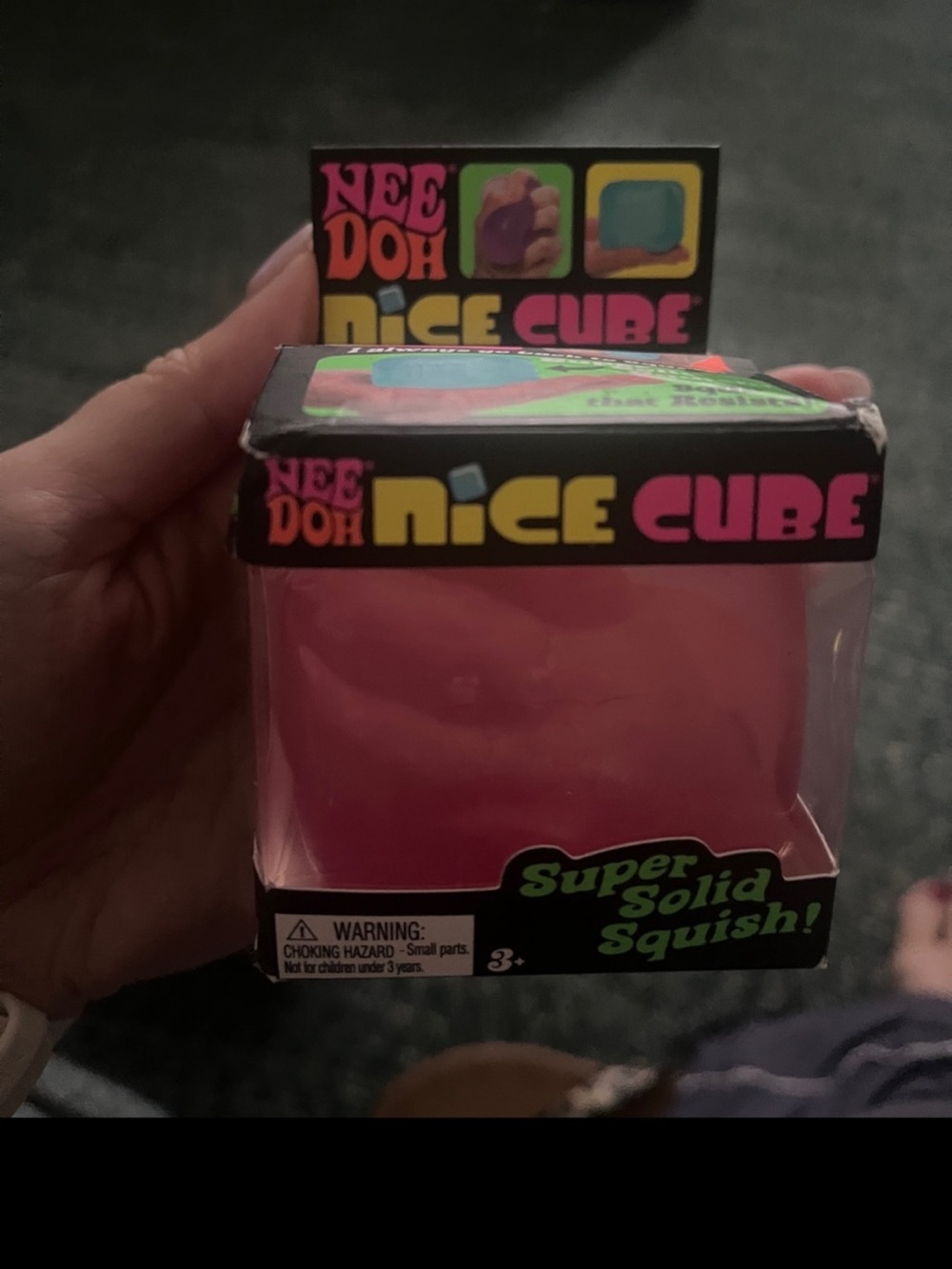 Pink Nice Cube Super Solid Squish Toy